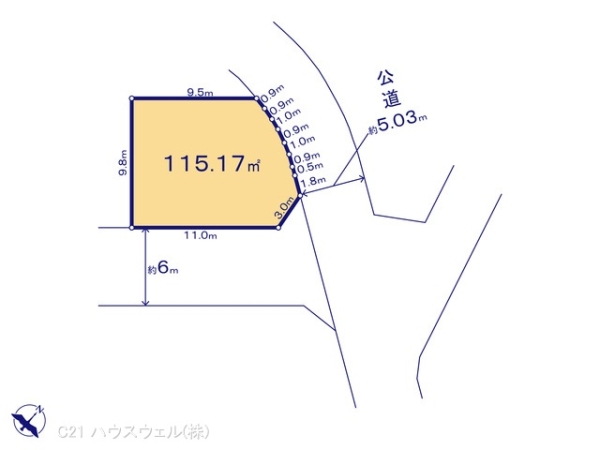 桶川市大字上日出谷の売土地