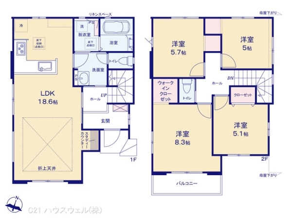 さいたま市大宮区三橋４丁目の新築一戸建
