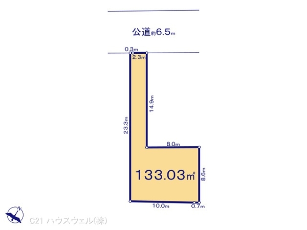 北本市西高尾８丁目の売土地