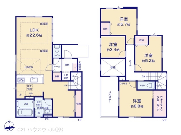 川口市上青木西４丁目の新築一戸建
