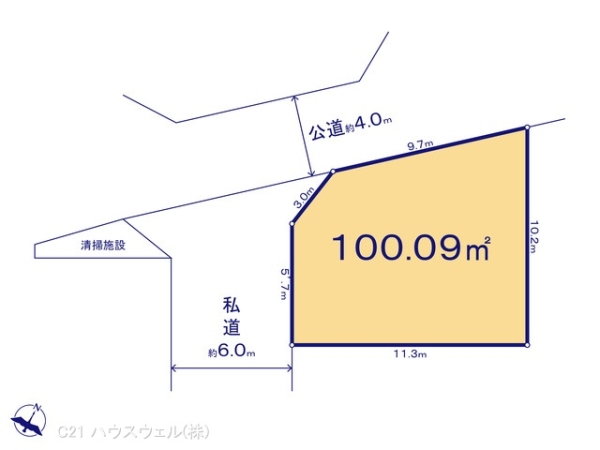 川口市大字安行小山の売土地