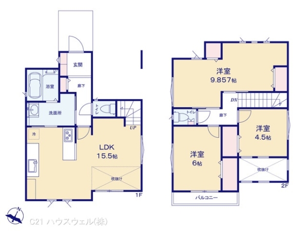 上尾市向山２丁目の新築一戸建