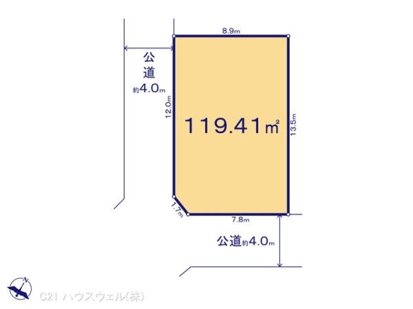 上尾市小泉７丁目の土地