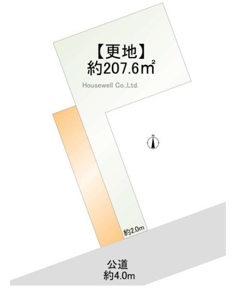 北本市本宿６丁目の土地