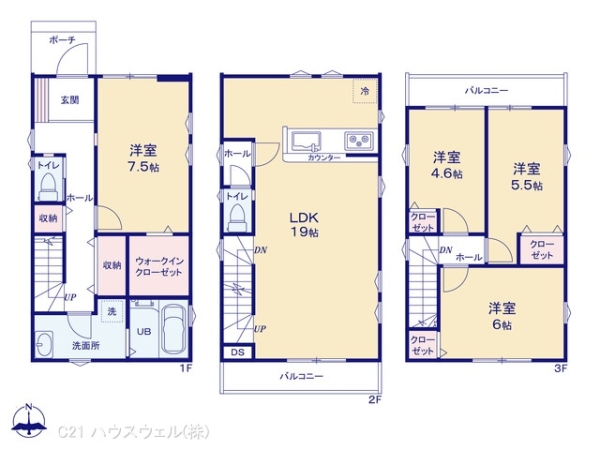 川口市元郷３丁目の新築一戸建