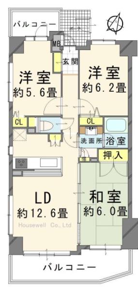 レクセルマンション東所沢