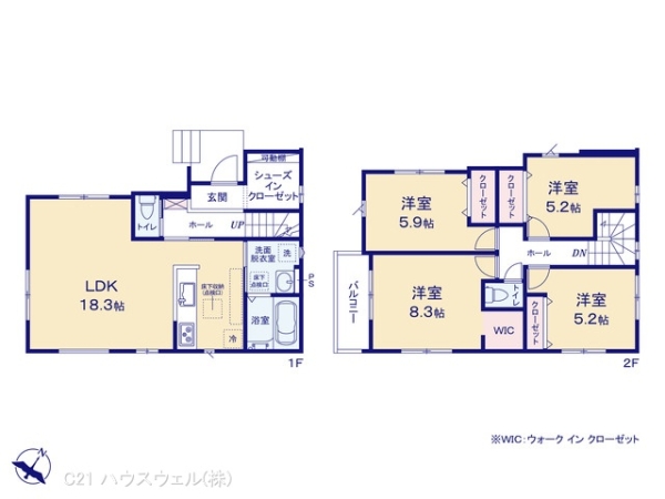 桶川市末広３丁目の新築一戸建