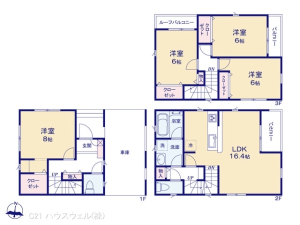 川口市西青木２丁目の新築一戸建