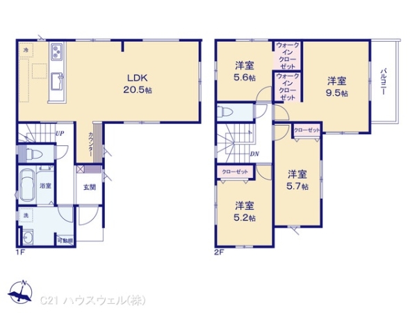 北足立郡伊奈町本町２丁目の新築一戸建