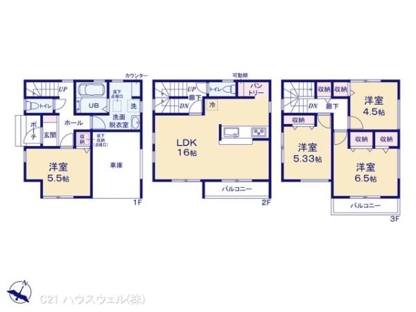 川口市戸塚東２丁目の新築一戸建