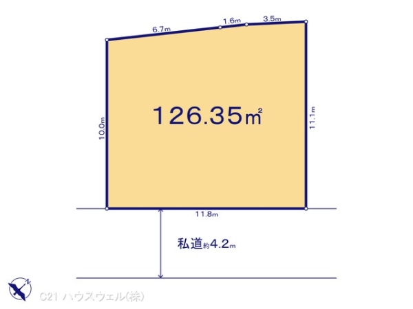 上尾市大字原市の売土地