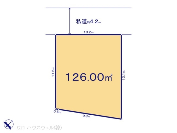 上尾市大字原市の売土地