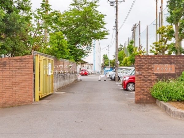 川口市大字石神の新築一戸建(川口市立北中学校)