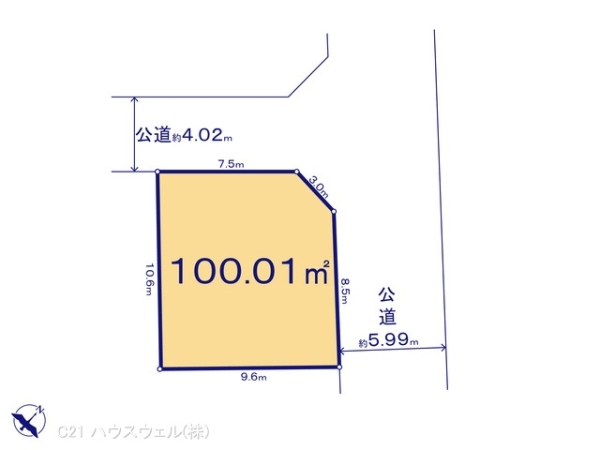 上尾市壱丁目北の土地