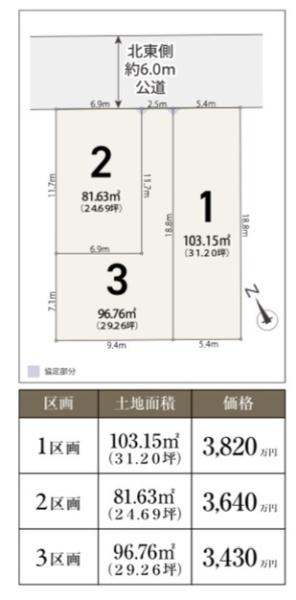 さいたま市見沼区東大宮６丁目の土地