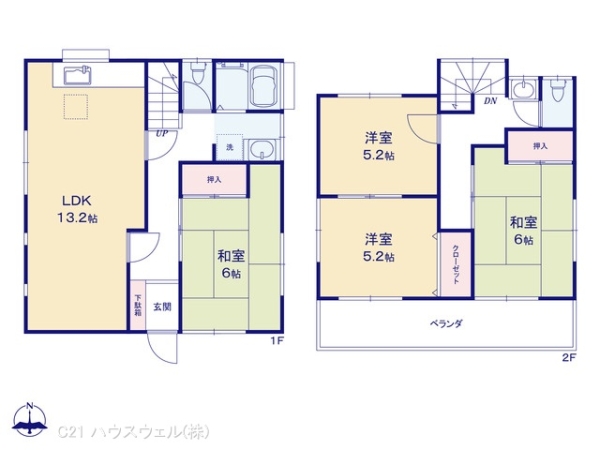 川口市大字源左衛門新田の中古一戸建