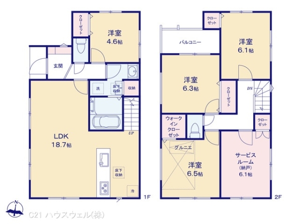 川口市西青木４丁目の新築一戸建