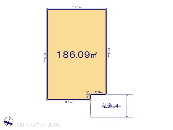 さいたま市北区東大成町２丁目の売土地