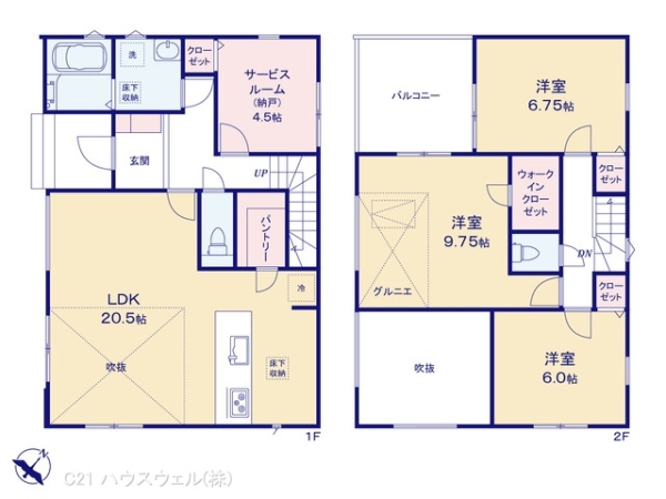 上尾市浅間台４丁目の新築一戸建