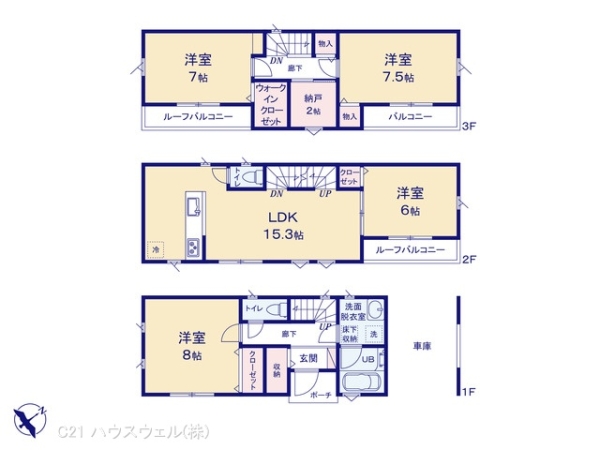 川口市朝日６丁目の新築一戸建
