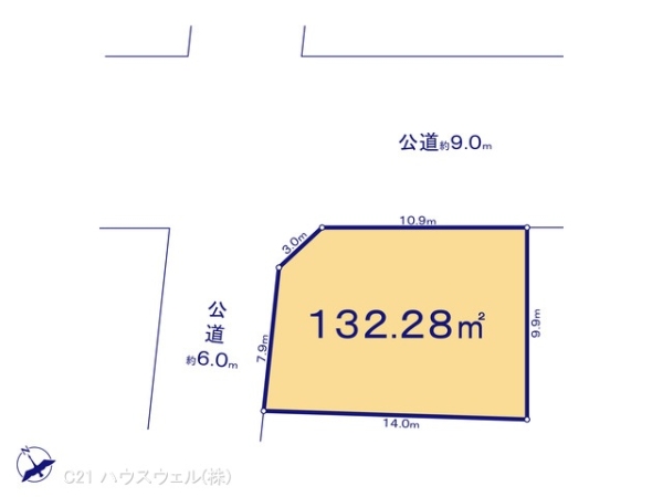 北本市大字下石戸上の売土地