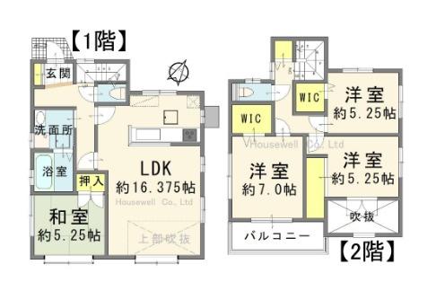桶川市坂田西３丁目の中古一戸建