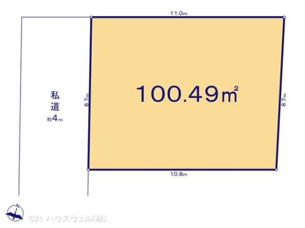 上尾市壱丁目東の売土地