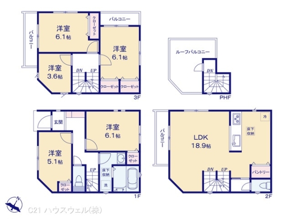 川口市鳩ヶ谷本町１丁目の新築一戸建
