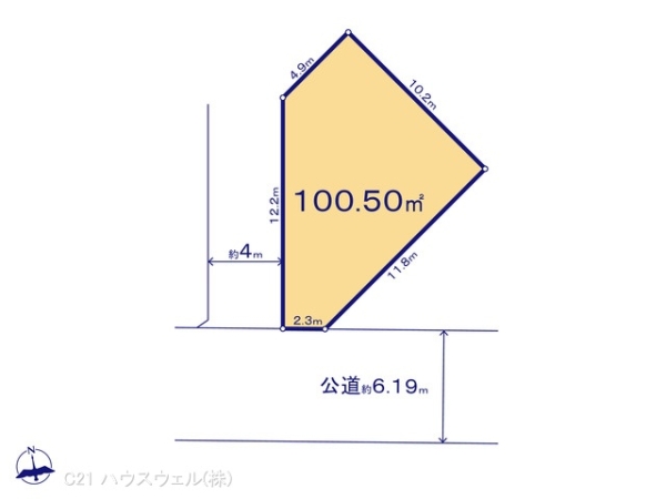 上尾市西宮下２丁目の土地