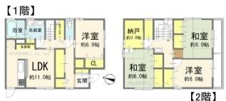 越谷市登戸町の中古一戸建て