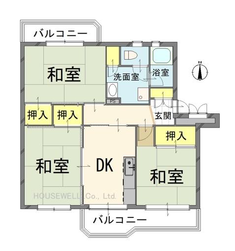 東坂戸団地