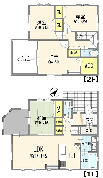 川越市大字下松原の中古一戸建