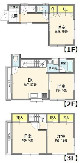 江戸川区下篠崎町の中古一戸建て