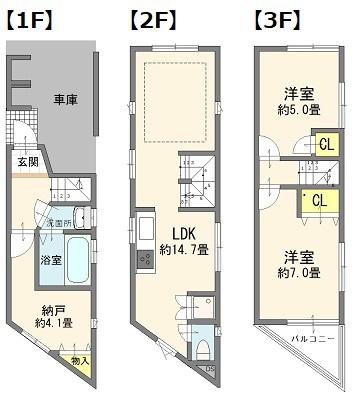 江東区亀戸７丁目の中古一戸建て