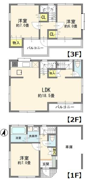志木市中宗岡１丁目の中古一戸建て