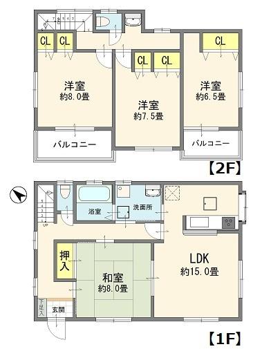 鴻巣市宮地５丁目の中古一戸建て