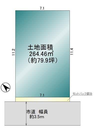 鴻巣市大間４丁目の土地