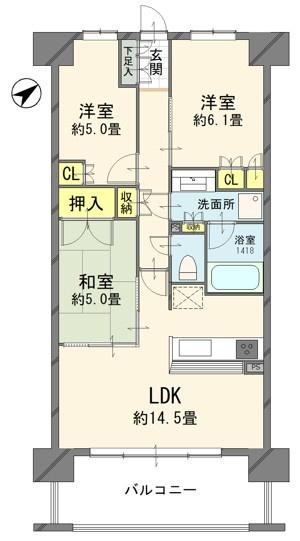 レーベンふじみ野ソラヒルズ(間取り)