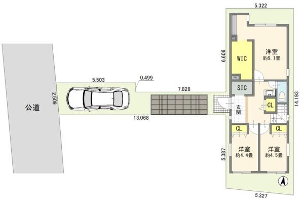 北区志茂３丁目の中古一戸建