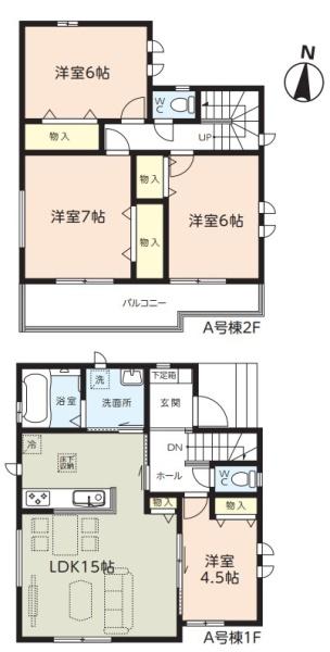 越谷市蒲生３丁目の新築一戸建