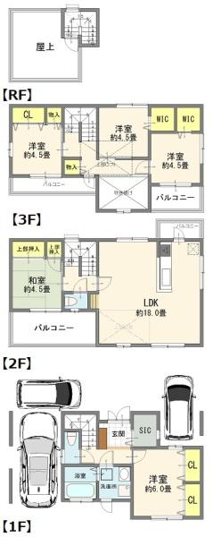 蕨市中央６丁目の中古一戸建て