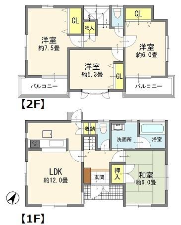 上尾市大字上の中古一戸建て