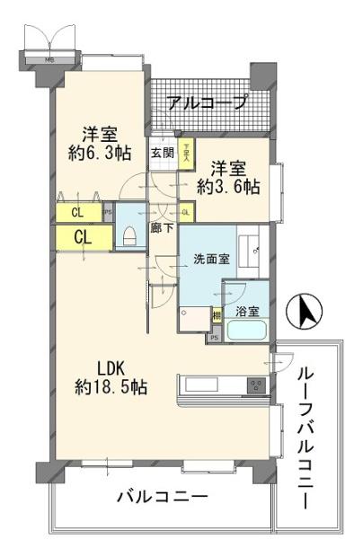 グランツ東青梅ツインズコート2番館