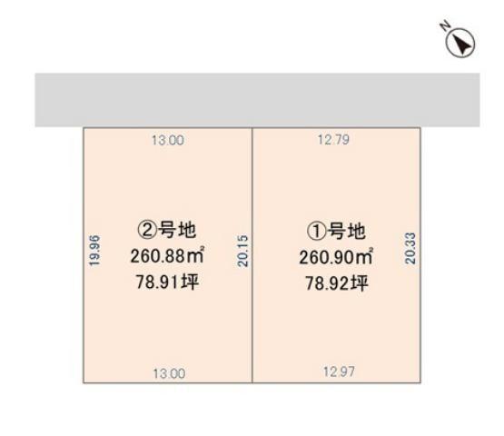 彦名町2区画①号地　78坪