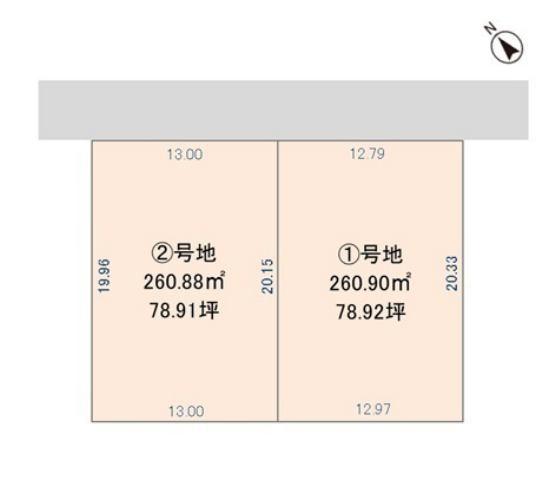 彦名町2区画②号地　78坪
