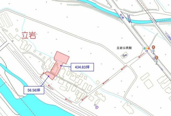 西伯郡伯耆町立岩の土地