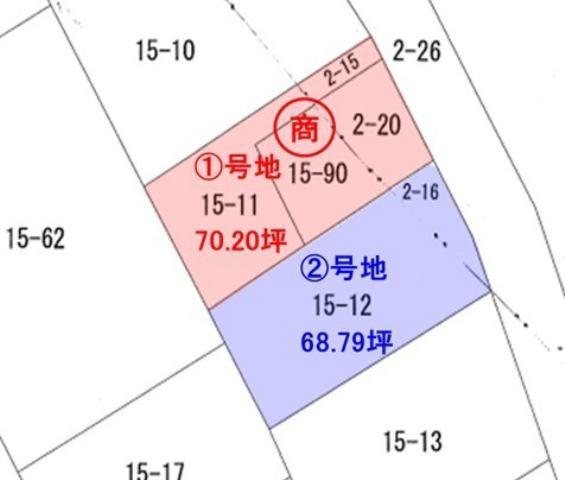 宗像2区画　②号地　68坪