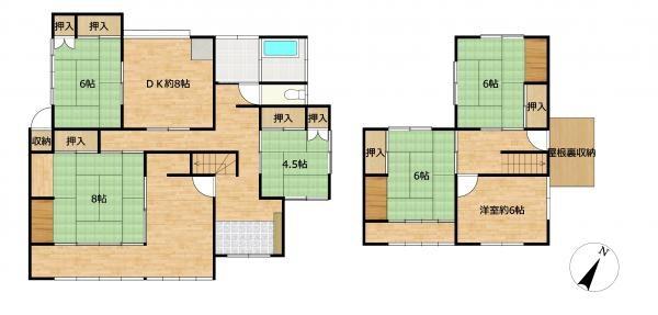 米子市旗ヶ崎９丁目の中古一戸建て