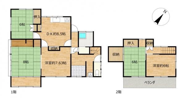 米子市上後藤５丁目の中古一戸建て