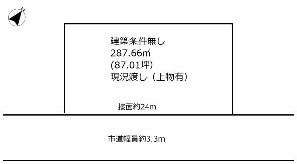 米子市夜見町の売土地
